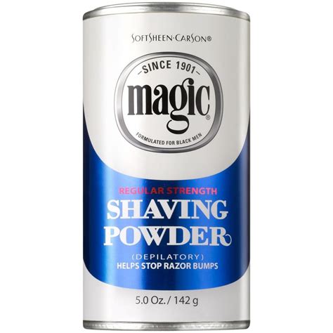 Blue Magic shaving powder: A grooming essential for men of all ages